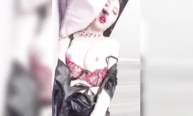 Penstrim langsung selebriti internet bernilai tinggi [Dip in Peach Sauce] menyediakan video melancap dengan alat permainan seks, bogel harian dan penuh dengan sifat tunduk (4).