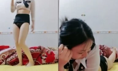 빨간 드레스 미녀가 유니폼 홈 섹스, 남자 친구 큰 거시기 빨고 핥고 자기 만지는 보지를 잡고, 밀어 넣어 싫어, 적극적인 라이딩 허리 비틀기 얼굴 음란 한 같은 얼굴