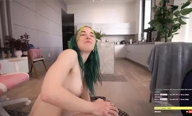 Chaturbate [Bailey_eilish] 染上綠惡魔主播,瘋狂自慰大噴水02