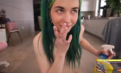 Chaturbate [Bailey_eilish] 染上綠惡魔主播,瘋狂自慰大噴水02