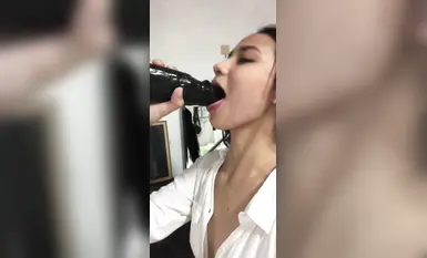 ♠️Riza Loren 吃假黑屌 5