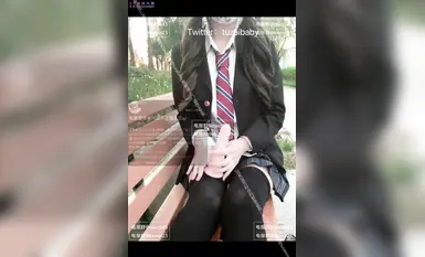 The "Rabbit's Exposure Diary" has now evolved to the point where she can orgasm just by being stared at while urinating outdoors. It's cute and has a great contrast. (5)