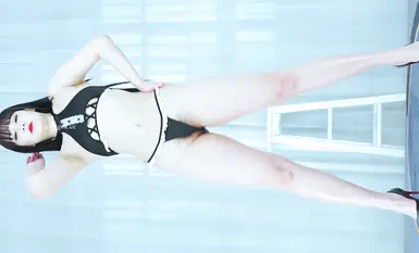 Rare Dance Crew [YiWuBa] Mengxi, a chubby girl's passionate nude dance in 4K dual perspective (14)