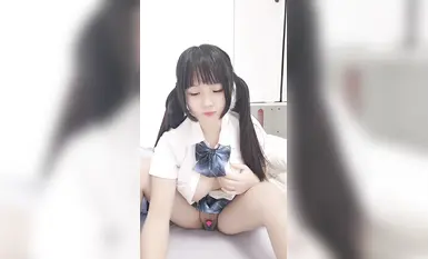 【樂樂仔】雙馬尾巨乳女學生!網襪道具自慰害我狂擼! (5)