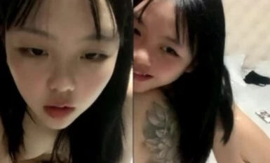 超可愛長髮新人妹子，跟小鮮肉啪啪做愛，表情太騷了