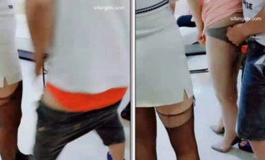 Seks dua kali dengan dua wanita muda terkemuka [Lawatan rahsia tengah malam] Persetan dengan tatami ke meja mahjong, sangat mengujakan