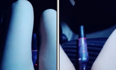 野生の夜の車のショックのほとんどは、大きな黒い牛のマスターベーションを再生するために車の中で、おしっこにライトの前に車、自慰オーラルセックスの前にライトは杭打ちまで保持する