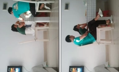 [Pag-ibig, Kwento] Bagong dating sa online dating, isang 38-anyos na mabuting lalaki ang nagpakita pagkatapos ng tatlong araw, ipinasok ang kanyang kamay sa kanyang damit na panloob at hinawakan ang kanyang puke, humiga sa kama, naninigas mula sa likuran 