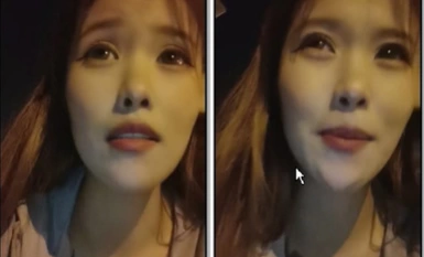 Dewi coretan luar menunjukkan wajahnya dan kembali dia membocorkan tetek dan pukinya pada lewat malam dalam adegan luar yang penuh ghairah.