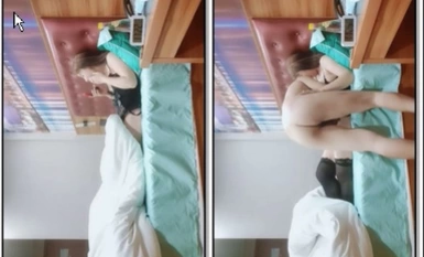 [เจ้าพ่อมาเยี่ยมดอกไม้] คนใหม่กับชายชรานัดกับครอบครัวที่ดี ใส่ถุงน่องสีดำ ขี่หน้า เกาะตู้ ยืนจากข้างหลังทะลุตูดขาวใหญ่