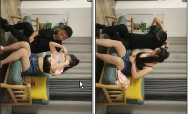 【锤子丶探花】牛仔短裤漂亮妹子，一脸呆萌肉感美腿，抓着大屌深喉