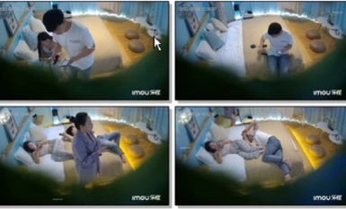 新流出樂橙雲酒店近景高清偷拍高顏值美女來月事隔著內褲也要被草