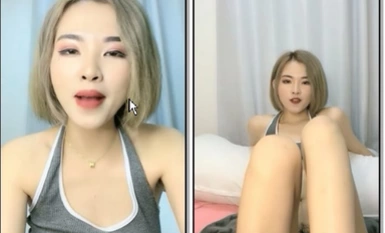 短發時尚氣質妹子,擺弄小B跟著音樂旋律搖擺,給你看洞穴內的肉芽.