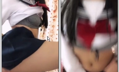 年齡不大,身材嬌小可愛萌妹,學生制服誘惑,玩的越來越開了,估計馬上到約狼友啪啪地步