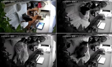 新流出飯店安防攝影機偷拍文藝小青年約良家少婦對白清晰（不要禍害我）