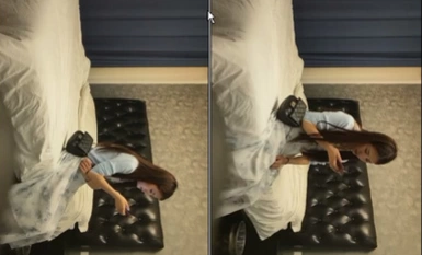 [Hai Zi, Tan Hua] Satu bulatan besar produk mewah, seorang wanita intelektual dalam skirt labuh, mengangkat dan menyentuh kakinya yang cantik.