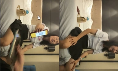 [Okamoto, Kameda Ichiro] Magpa-appointment para manligaw sa isang kabataang babae na nakasuot ng maikling palda, hawakan ang kanyang ulo at i-deepthroat siya habang sinusuyo siya.