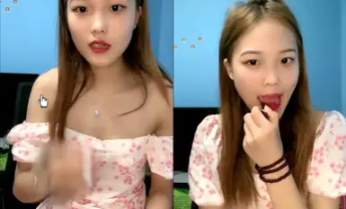 20岁新人小姐姐！大红唇甜美活泼！脱掉小背心，贫乳小奶子，掰穴特写看洞洞，苗条身材展示