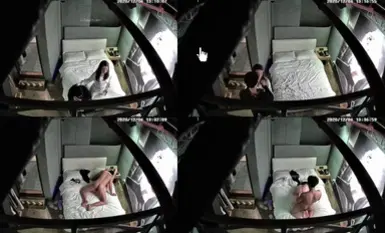 完美清晰視角欣賞數對男女教科書式造愛現場反差蘿莉小美女情趣挑逗床上騷勁真是極品中的極品1