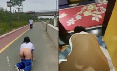 Ảnh chụp riêng tư nội bộ mới nhất của nữ thần "Lin Lin", độc quyền sử dụng lối vào thang máy và liếm, mò mẫm người qua đường mở cửa thang máy.