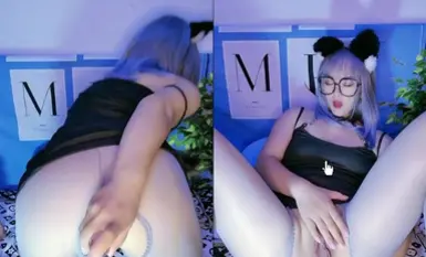 제복 블랙 실크 큰 엉덩이 소녀 뜨거운 몸 유혹 자위 소품 이중 삽입 자극 질과 클리토리스 시원한 리듬!