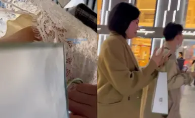 KFC-98 偷拍大神尾隨CD 學生無內冬天都光腿不穿內褲的學姐反差婊子4K超清原版畫質.