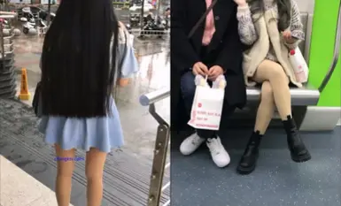 重磅流出推荐！黄头发韩系风格长腿蜜臀美少女，和男友做爱 长达半小时的小视频集合！妹子颜值非常高 美腿修长.