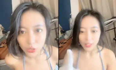 最近非常火，人气NO.1的超级清纯爆乳美腿才女，终于成功把闺蜜拉下