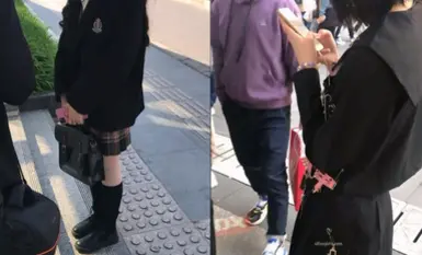 3290 大神專挑年輕的學生妹跟拍偷拍集合B，竟敢用閃光，幾十個學生妹