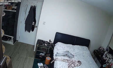 黑客破解家庭攝像頭偷拍 顏值天花板-最美小姐姐被紋身社會哥蹂躪續集 (3)