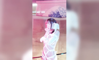 高端ACG業界女神爆機少女▌喵小吉▌三點全露《忍法貼》滿滿正能量 凸激櫻桃鮮嫩白虎 (1)