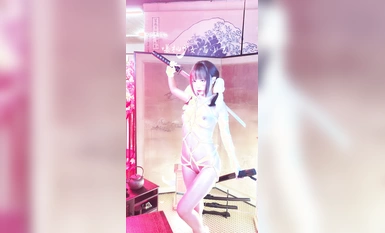 하이엔드 ACG 업계 여신 폭발하는 기계 소녀 ▌야옹 샤오지 ▌3 점 풀 노출 "닌자" 긍정 에너지 넘치는 범프 신나는 체리 상백호 (3)