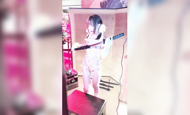 하이엔드 ACG 업계 여신 폭발하는 기계 소녀 ▌야옹 샤오지 ▌3 점 풀 노출 "닌자" 긍정 에너지 넘치는 범프 신나는 체리 상백호 (3)