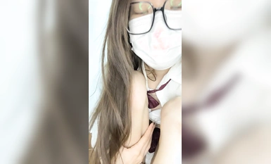 【少女和貓】學妹還貸偷偷播~!美乳長腿~自慰~流白漿 ~ (6)