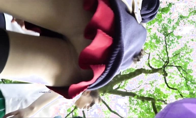 美女聚集地橫掃商場步行街極限抄底各種類型風格小姐姐裙底 (54)