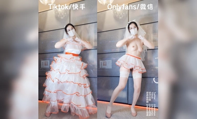 《精品❤️福利分享》抖音快手推特等全網同名極品網紅嫩妹Naimi奶咪快樂性福的新娘極品饅頭嫩逼戴肛塞同框反差裸舞2K原畫2