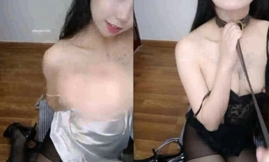 美到爆炸～【羊十八】女神蕾絲裝~跳蛋自慰~道具貼牆插~爽暈~ (1)