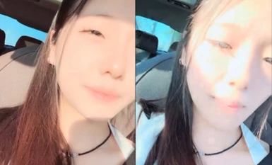 Young tender girl driving outdoors, parked backseat sex, deep-throat oral sex without condom fuck shaved pussy cumming on vulva