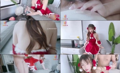 最新超人气爆乳貌美少女▌小桃酱▌圣诞嫩模の约拍精喜 上头湿暖蜜道 口爆女神浓郁鲜汁