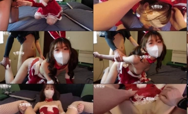 清纯窈窕身材美少女 ▌Cola酱▌圣诞妹妹の奇妙体验 网丝多汁嫩 穴 软糯顶撞内射高潮颤挛