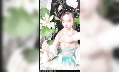 レアフェイス✿ハイエンドACG業界の女神爆裂マシンガール▌Meow Xiaoji▌精巧なT3メンバー "Moon Clear Flower "古代のコスチューム魅惑的なニンフは、地球にダウン繊細な柔らかいアソコ美乳宝物必需品のスポンサーのバースト！ (1)