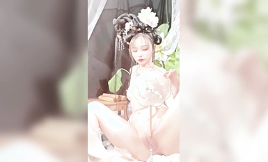 ✿Sự xuất hiện hiếm hoi✿ Nữ thần gợi cảm của ngành ACG cao cấp ▌Meow Xiaoji▌Trang phục cổ trang "Yueqinghua" tinh tế của thành viên T3 quyến rũ nàng tiên giáng trần, bộ sưu tập âm hộ thanh tú và bộ ngực đẹp là thứ nhất định phải có (2)