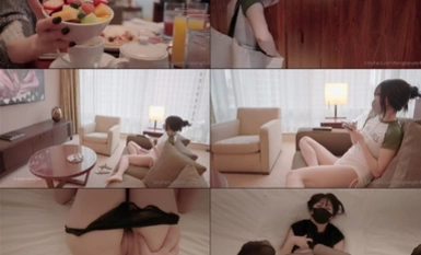 Kecantikan selebriti Internet Hong Kong terkini yang hangat ▌HongKongDoll ▌Suatu hari dalam musim baharu tahun baharu, cheongsam stoking hitam seksi yang jarang ditemui dengan faraj lembut menghisap zakar dan pancutan liar