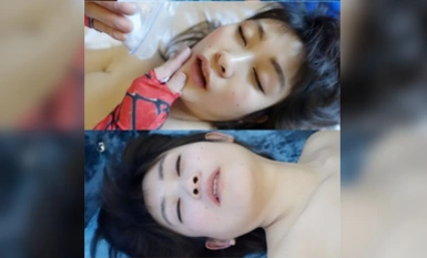 三人組再出發變身蜘蛛人迷翻身材豐滿的美女空姐各種姿勢啪啪輪番上(7)