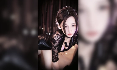 百萬超美網『餘多』最新寫真私拍尤物般的極品女神妲己的古風誘惑力黑絲高跟乳液誘惑2