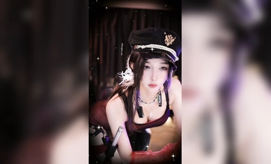 百万人の超美人ネチズン「YuDuoDuo」最新プライベート写真撮影 YouYiYiのような非常に良い女神大地の古風な魅惑的な力 黒いシルクのハイヒールのローション誘惑3