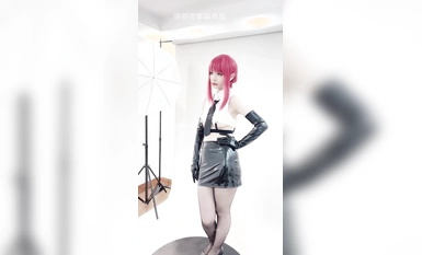 Cô gái bùng nổ Meow Xiaoji (Ji Xiaoji) Đội Xiaoji COS – Makima (1)