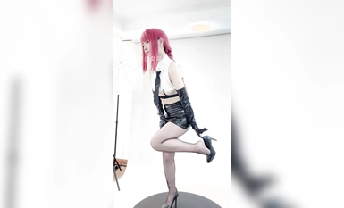 Cô gái bùng nổ Meow Xiaoji (Ji Xiaoji) Đội Xiaoji COS – Makima (1)