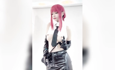 Cô gái bùng nổ Meow Xiaoji (Ji Xiaoji) Đội Xiaoji COS – Makima (1)