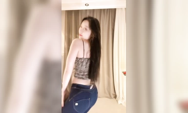 นักเต้นหน้าตาสูงของ Douyin @circle吖คอลเลกชันการเต้นรำสุดฮอตที่ปรับแต่งเอง (5)